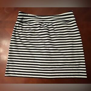 Laura Mini Skort Navy & White Striped Size 12 NWT